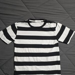 Black and White Striped T-Shirt